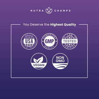 Foto 7 | Ayuda a Dormir NutraChamps 10 en 1 Natural para Adultos con Melatonina - Venta Internacional