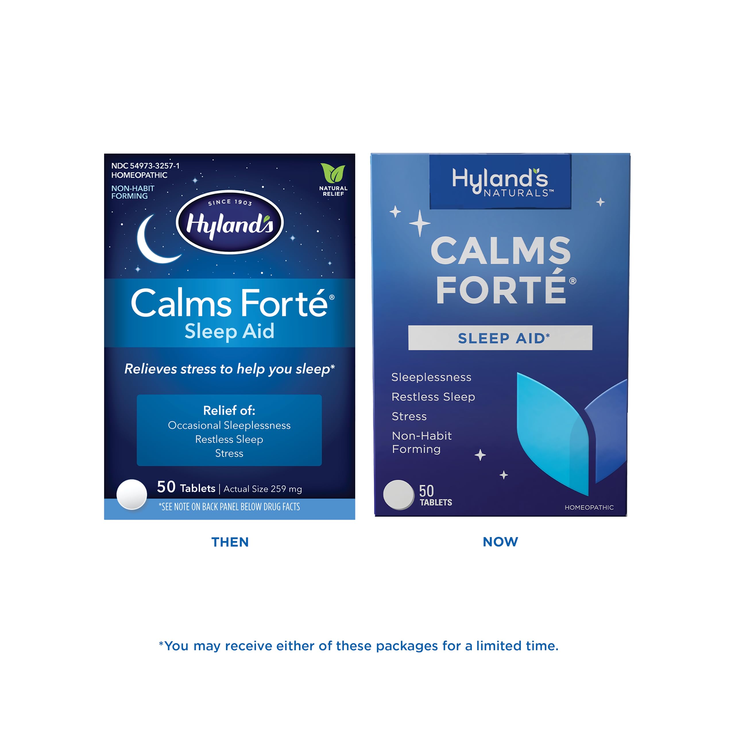 Foto 2 | Tabletas para Dormir Hyland's Calms Forte' Natural 50 Unidades - Venta Internacional