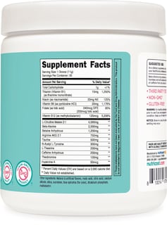 Foto 5 | Polvo Pre-Entrenamiento Nutricost Blue Raspberry 30 Porciones 342 g - Venta Internacional