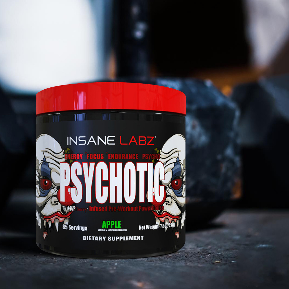 Foto 2 pulgar | Psychotic ( Rojo ) Insane Labz Apple