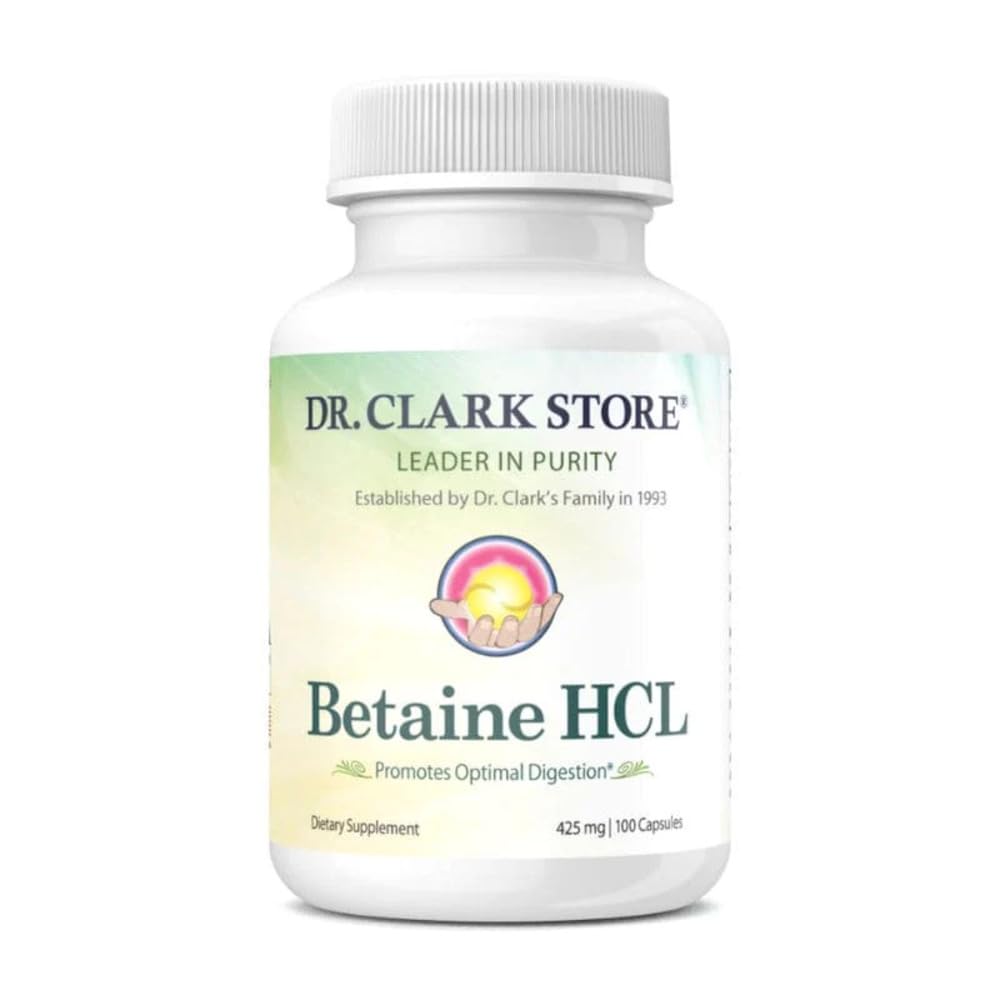 Foto 1 | Suplemento Dr Clark Store Betaine Hcl de 100 Cápsulas-Venta Internacional