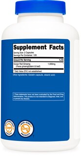 Foto 5 | Suplemento Nutricost Ginseng Coreano 1000 mg 240 Cápsulas - Venta Internacional