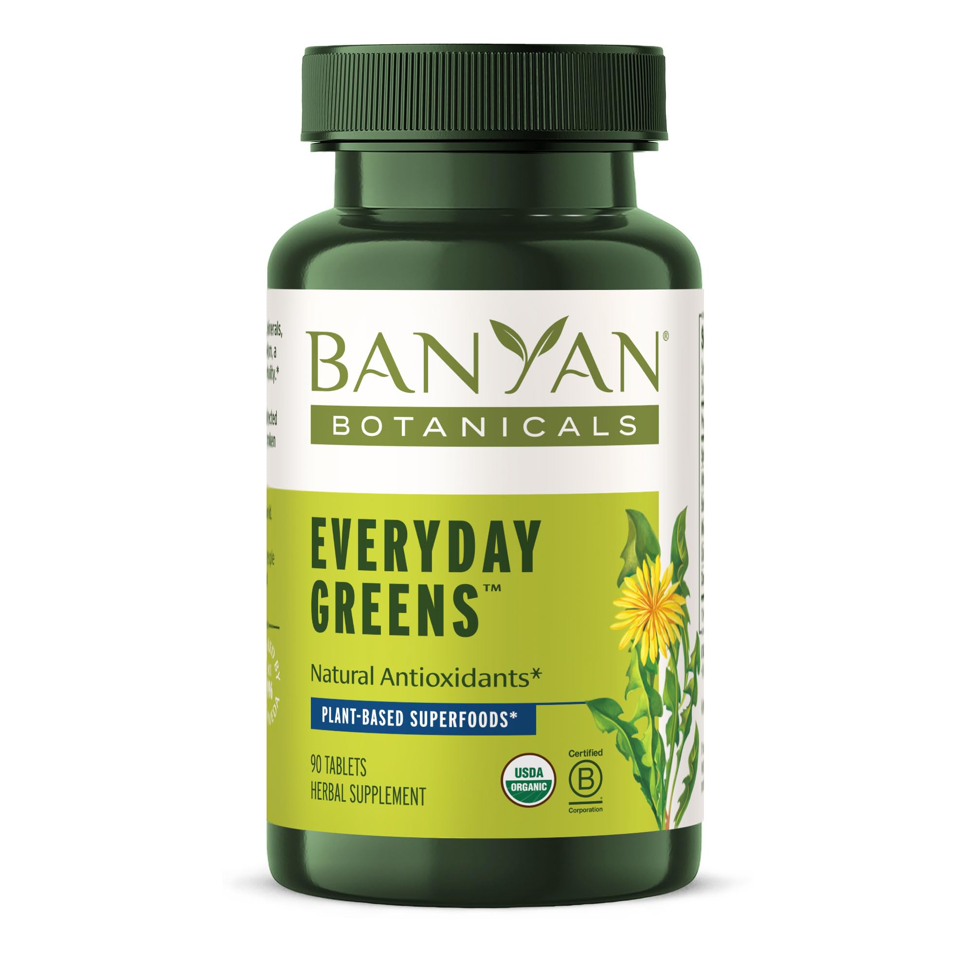 Foto 2 pulgar | Suplemento Banyan Botanicals Everyday Greens 90 Comprimidos - Venta Internacional
