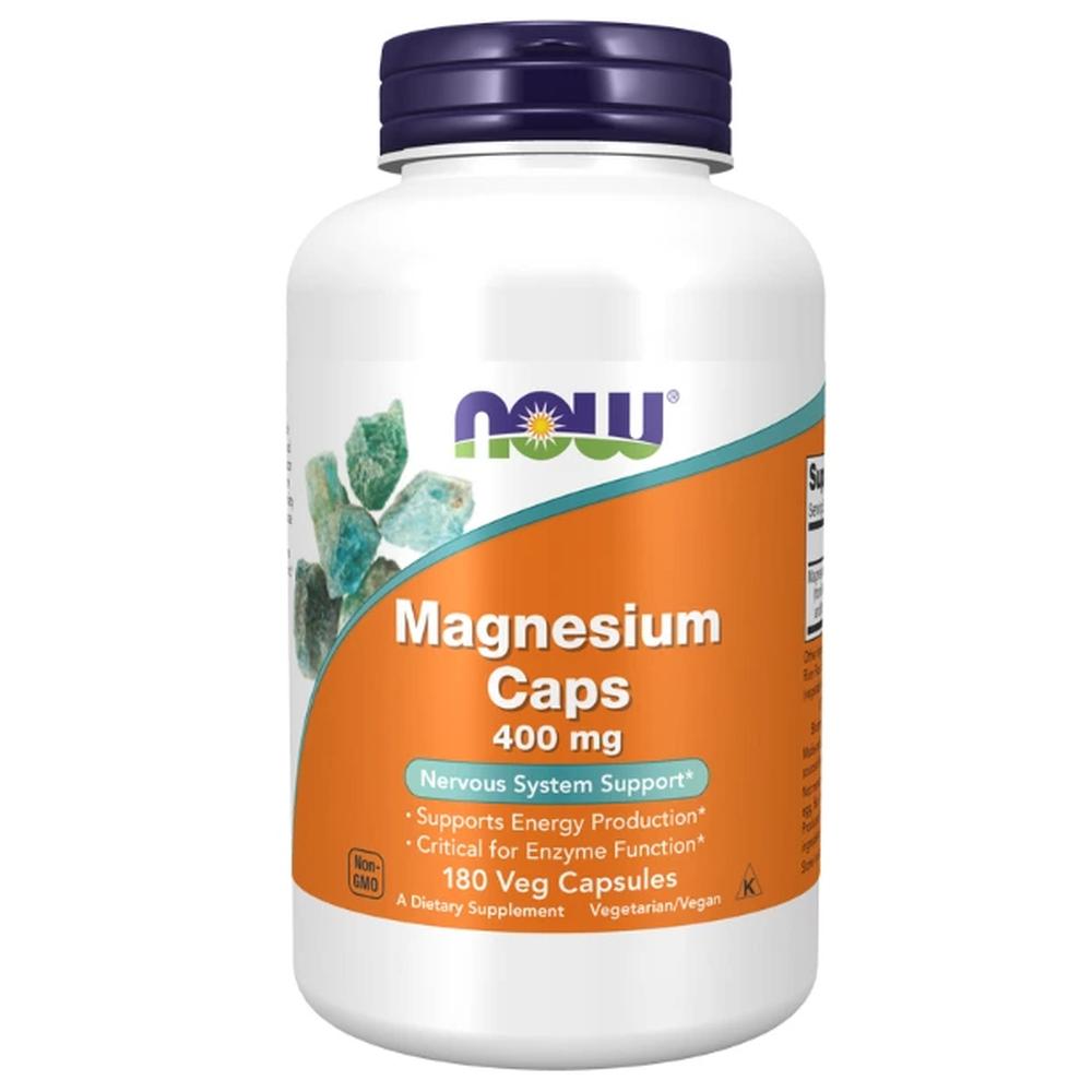 Magnesio Now 400 mg 180 Cápsulas