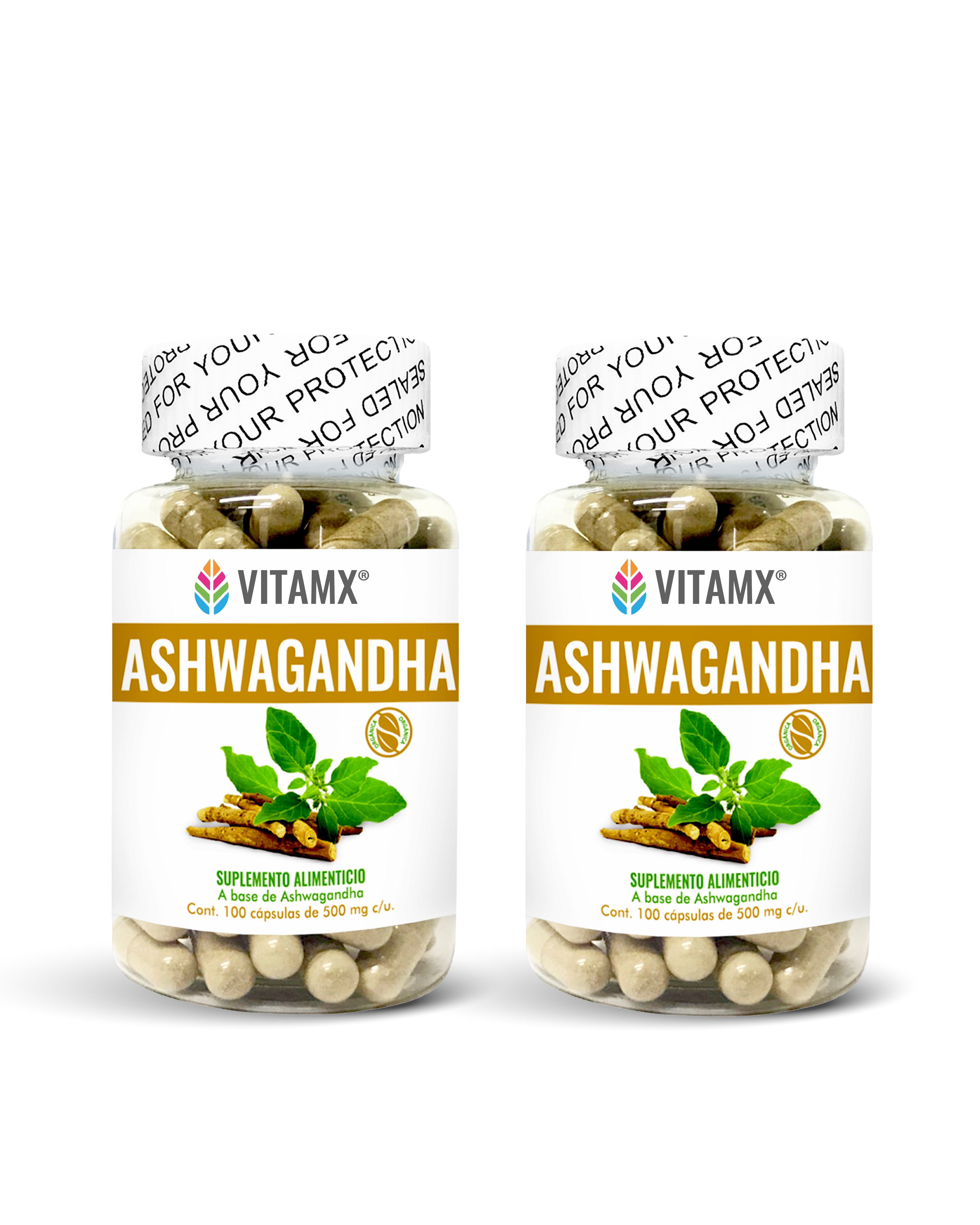 Ashwagandha 2 Frascos Natsa 100 Cápsulas C/u