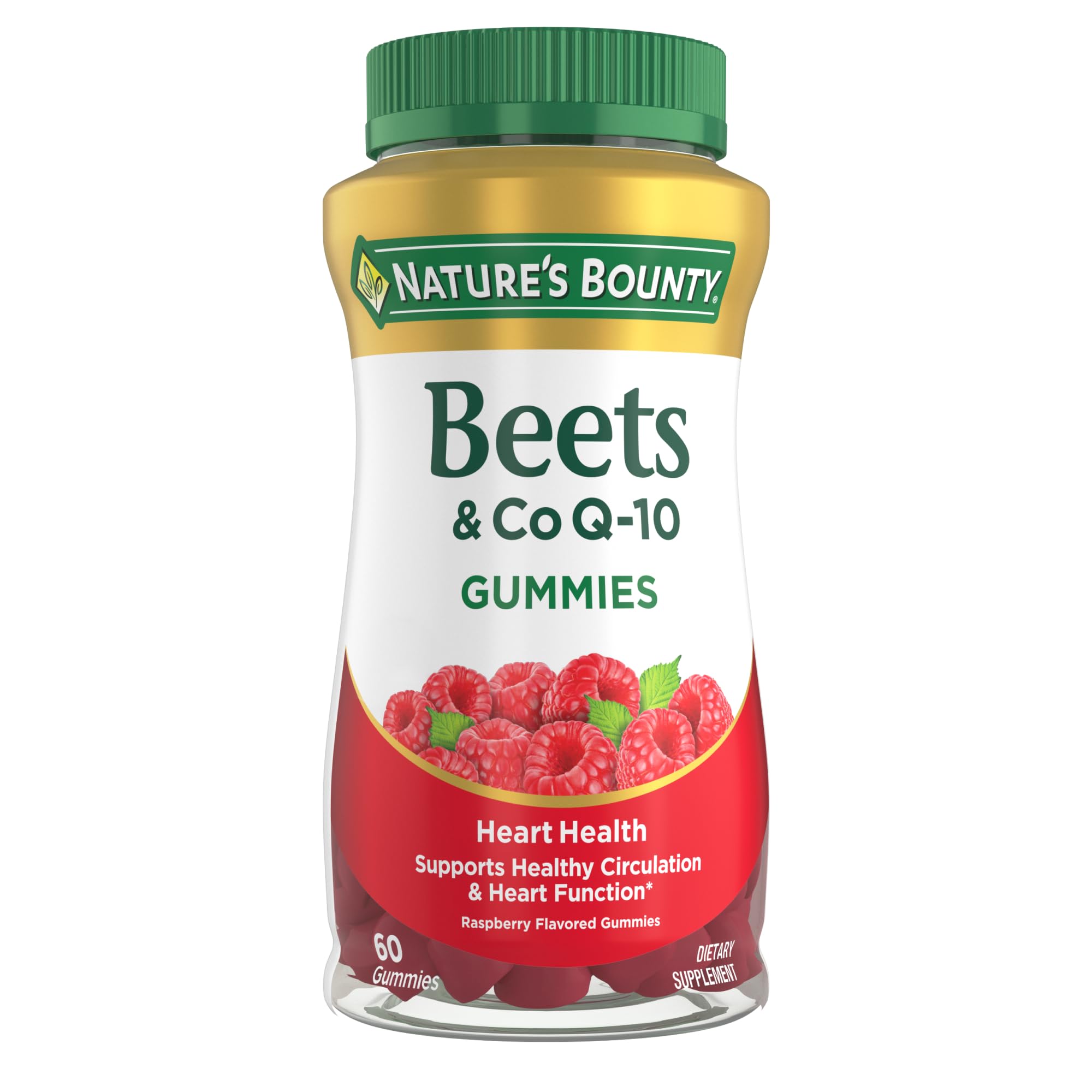 Suplemento Nature's Bounty Beets & Co Q-10 60 Gomies - Venta Internacional