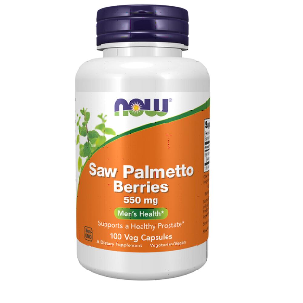 Suplemento Now Saw Palmetto Berries 550 mg 100 Capsulas