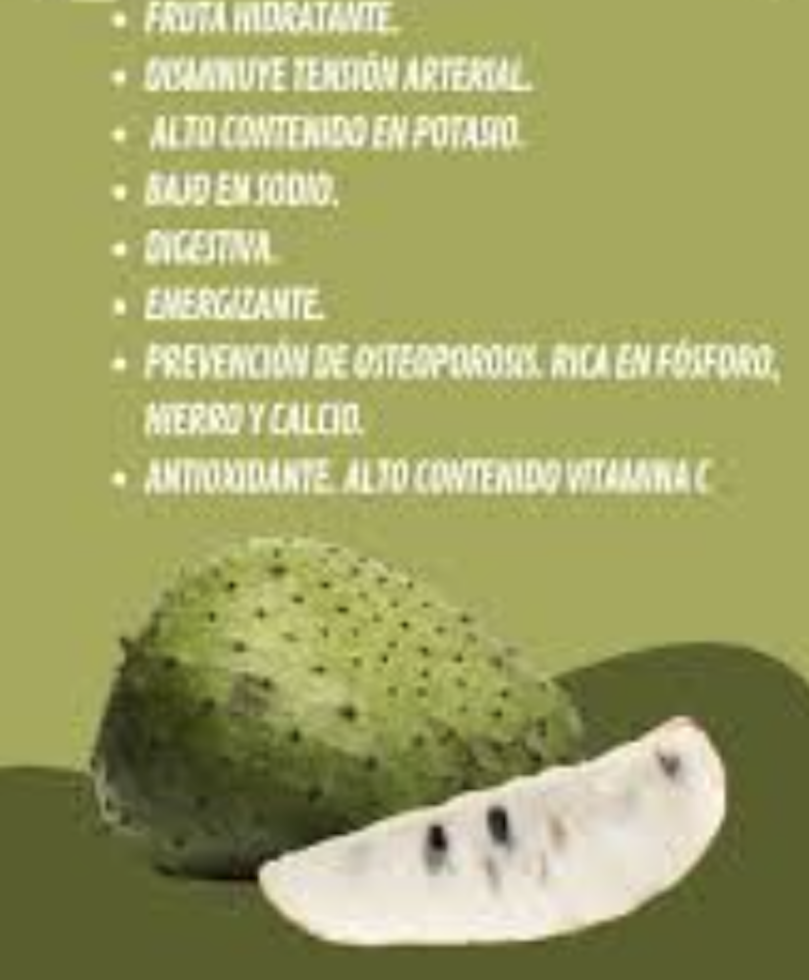 Foto 3 pulgar | Extracto De Guanábana Puro natural 60ml Antioxidante Original