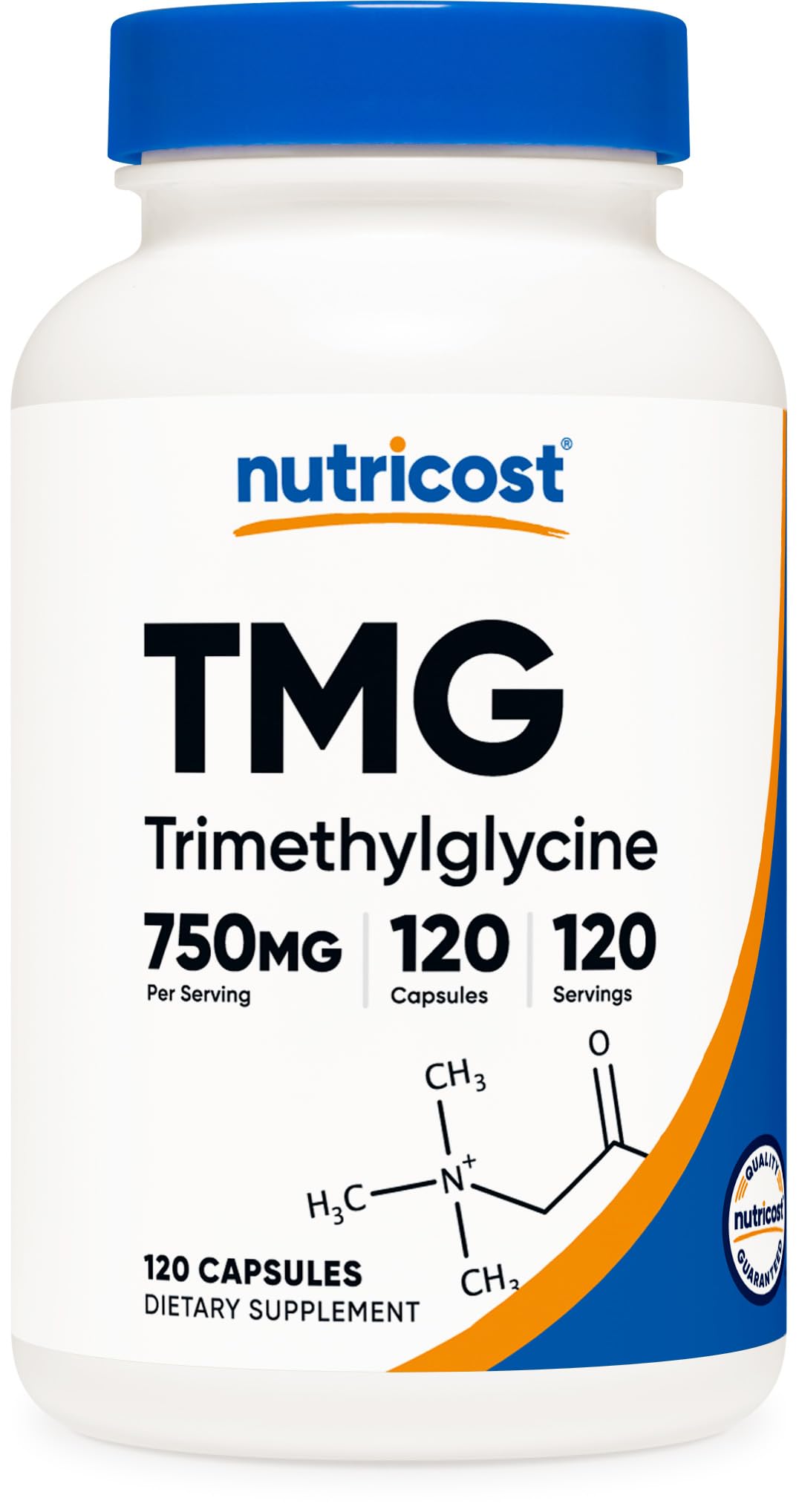 Foto 2 pulgar | Suplemento Nutricost Tmg (trimetilglicina) 750 Mg 120 Cápsulas - Venta Internacional.