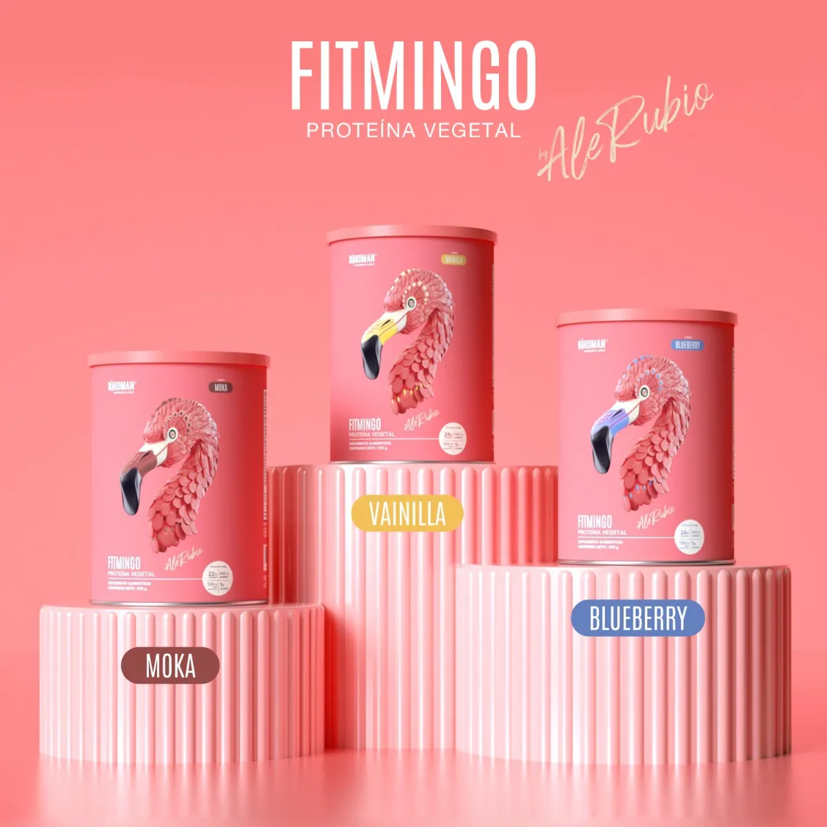 Foto 5 | Birdman Proteína Vegetal Fitmingo 1020g Sabor Vainilla