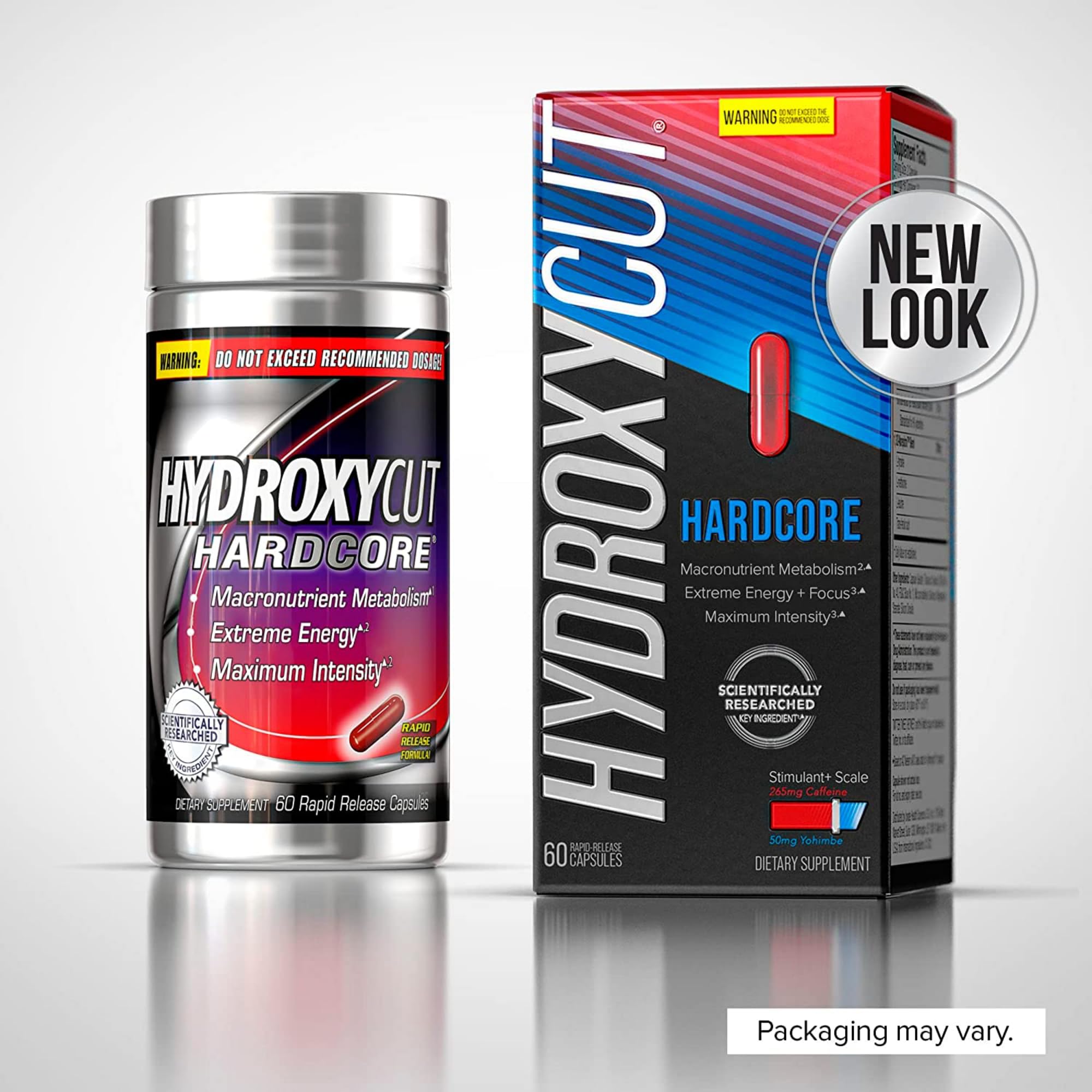 Foto 3 pulgar | Suplemento Hydroxycut Hardcore 60 Cápsulas - Venta Internacional.