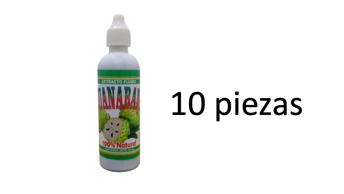 Foto 2 pulgar | Extracto De Guanábana Puro 60ml Antioxidante Original 10 Piezas