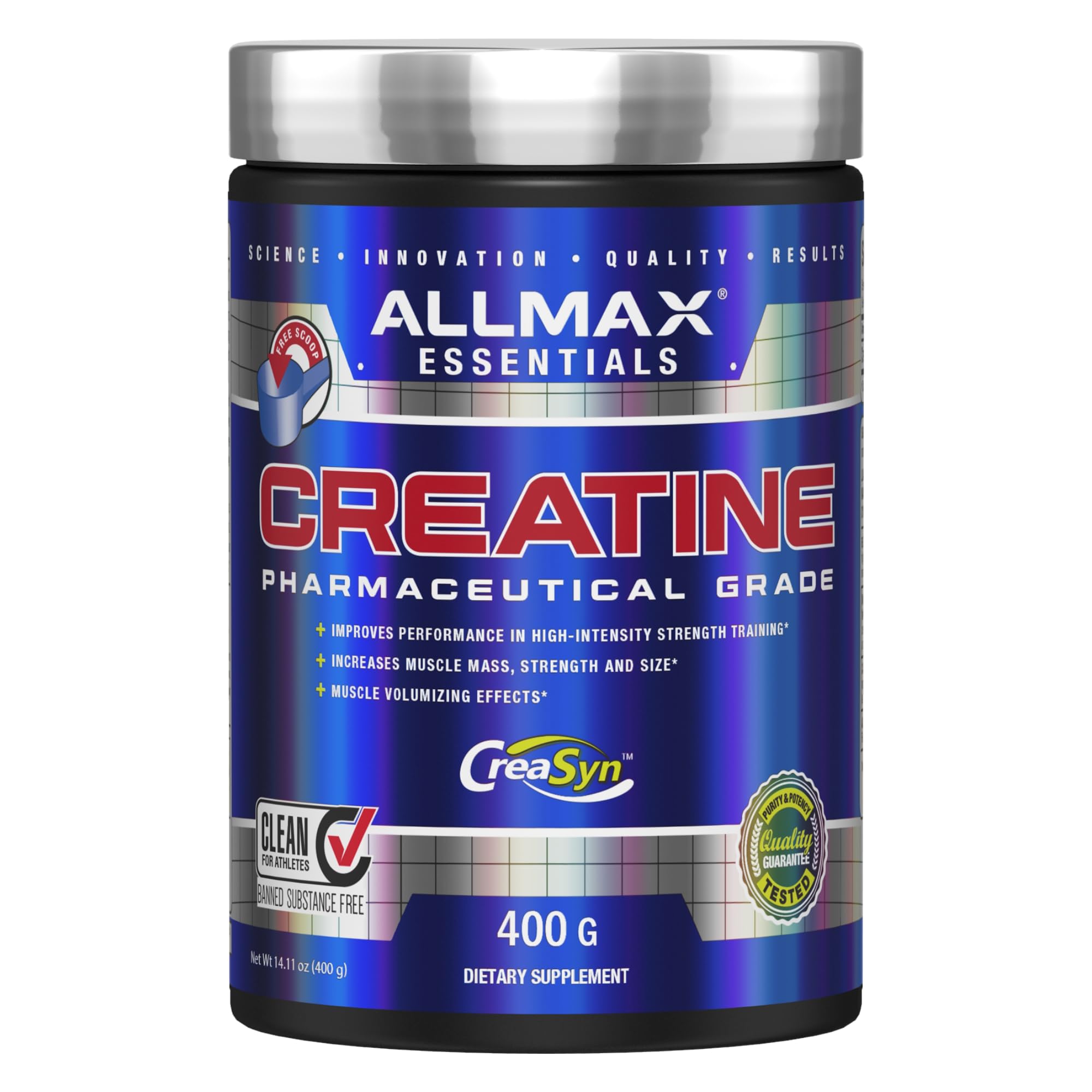 Foto 2 pulgar | Polvo Micronizado De Monohidrato De Creatina 400 G - Allmax Nutrition - Venta Internacional.