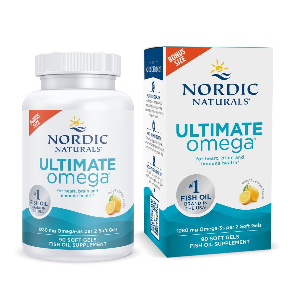 Foto 2 pulgar | Suplemento Nordic Naturals Ultimate Omega 1280 Mg 90 Cápsulas Blandas - Venta Internacional.