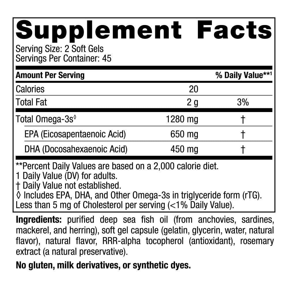 Foto 3 pulgar | Suplemento Nordic Naturals Ultimate Omega 1280 Mg 90 Cápsulas Blandas - Venta Internacional.