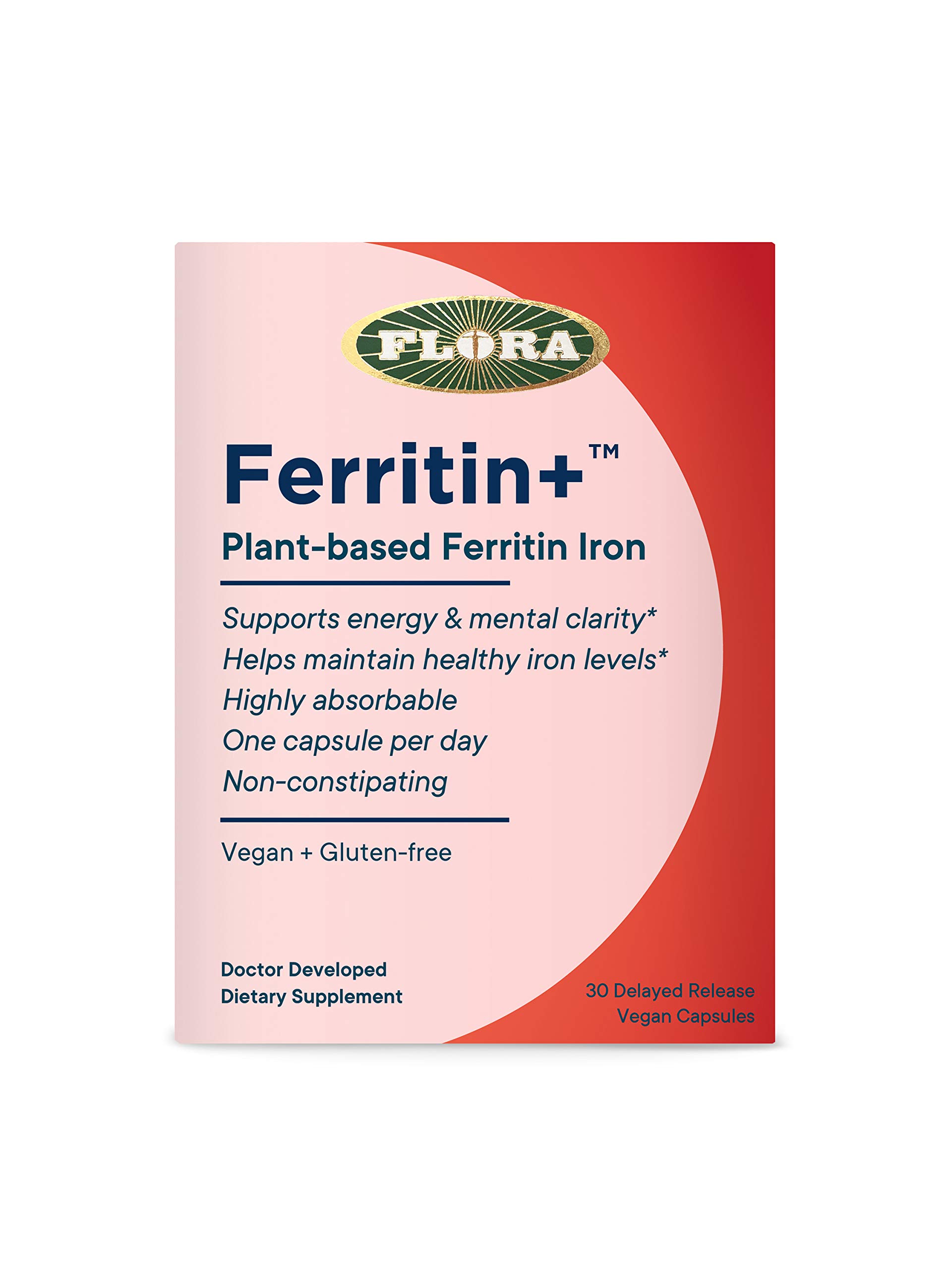 Foto 2 pulgar | Suplemento Flora Iron Ferritin+ A Base De Plantas 30 Cápsulas - Venta Internacional.