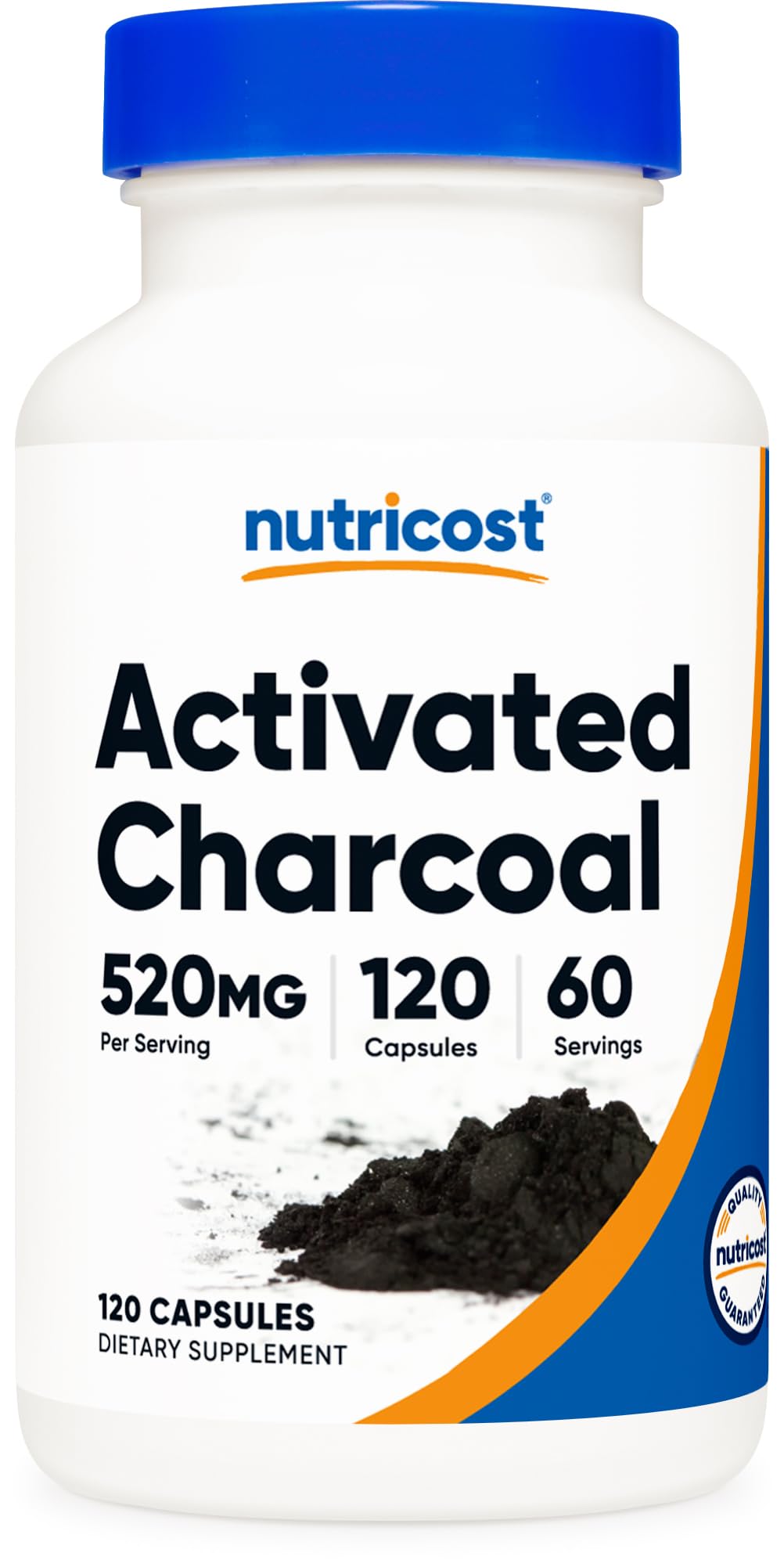 Foto 2 pulgar | Suplemento Nutricost Carbón Activado 520 Mg 120 Cápsulas - Venta Internacional