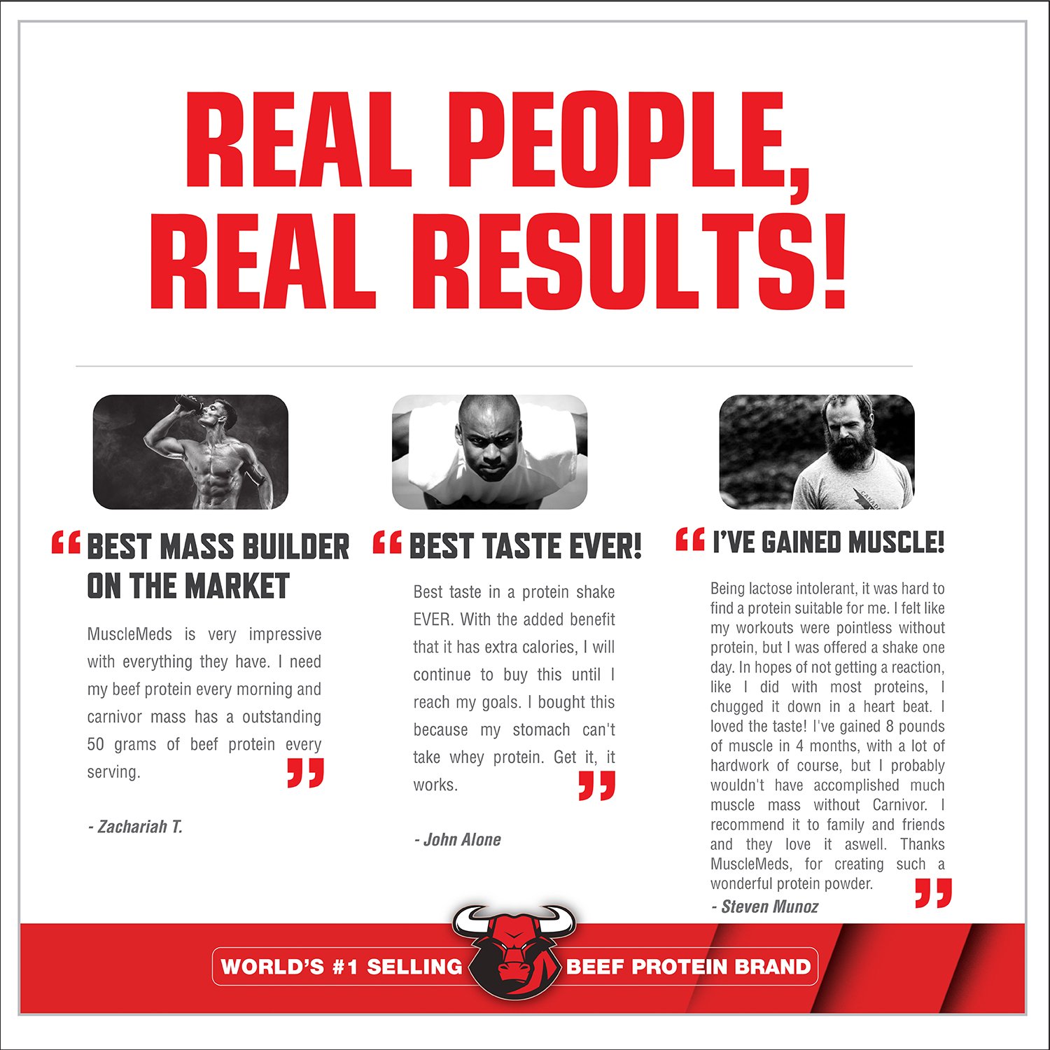 Foto 3 | Suplemento MuscleMeds Carnivor Mass 2628 g-Venta Internacional