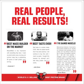 Foto 3 | Suplemento MuscleMeds Carnivor Mass 2628 g-Venta Internacional