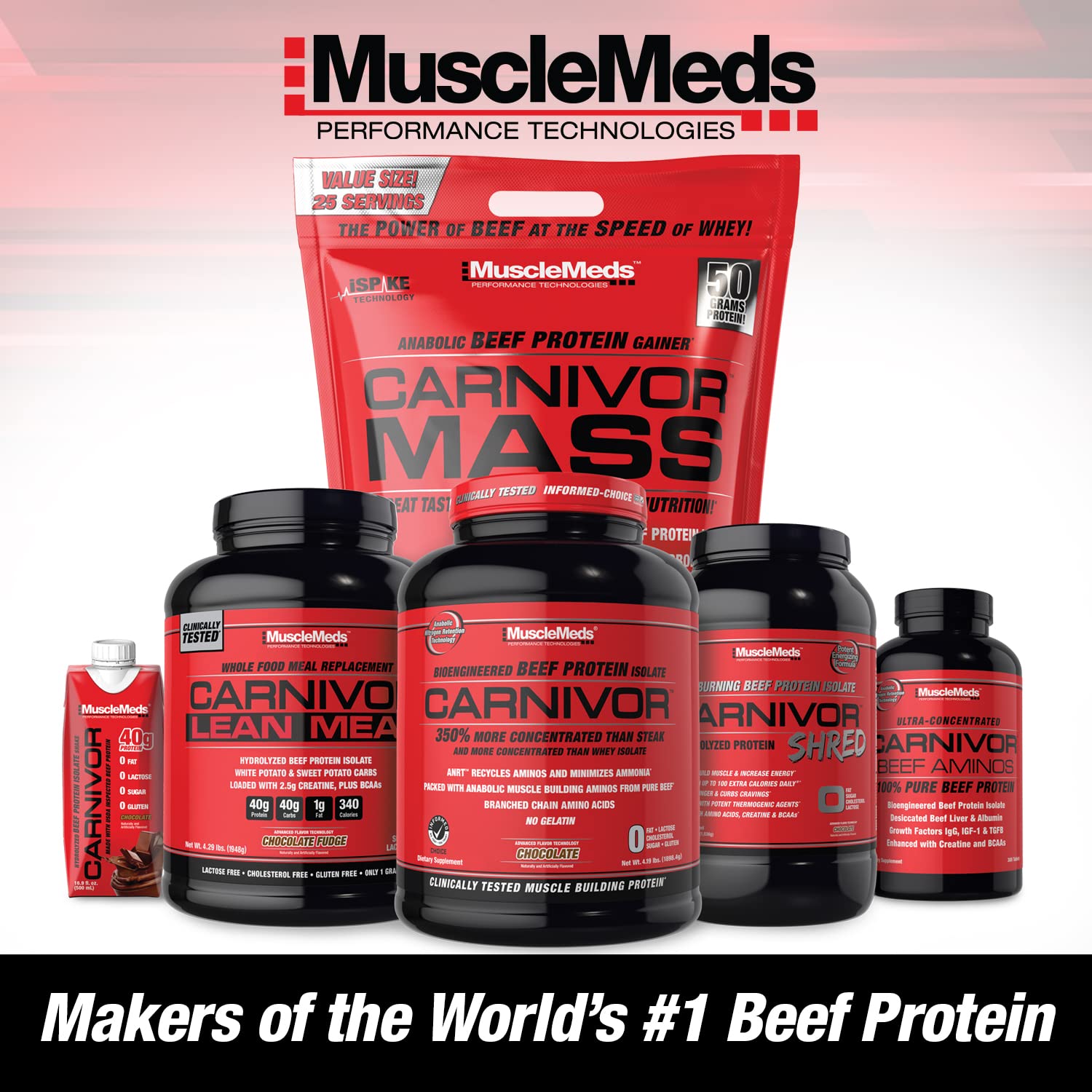 Foto 8 pulgar | Suplemento MuscleMeds Carnivor Mass 2628 g-Venta Internacional