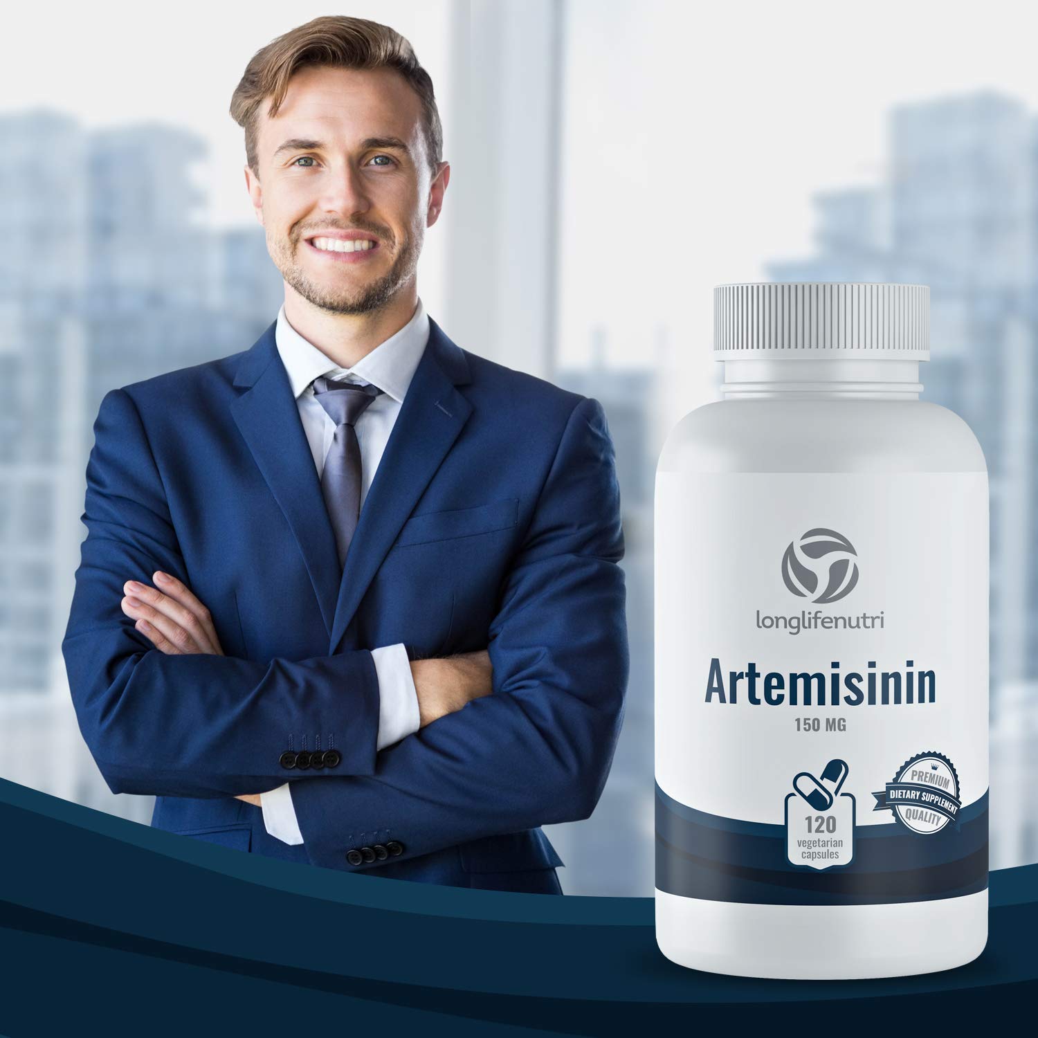 Foto 4 pulgar | Suplemento Longlifenutri Artemisinin 150 Mg 120 Cápsulas - Venta Internacional.