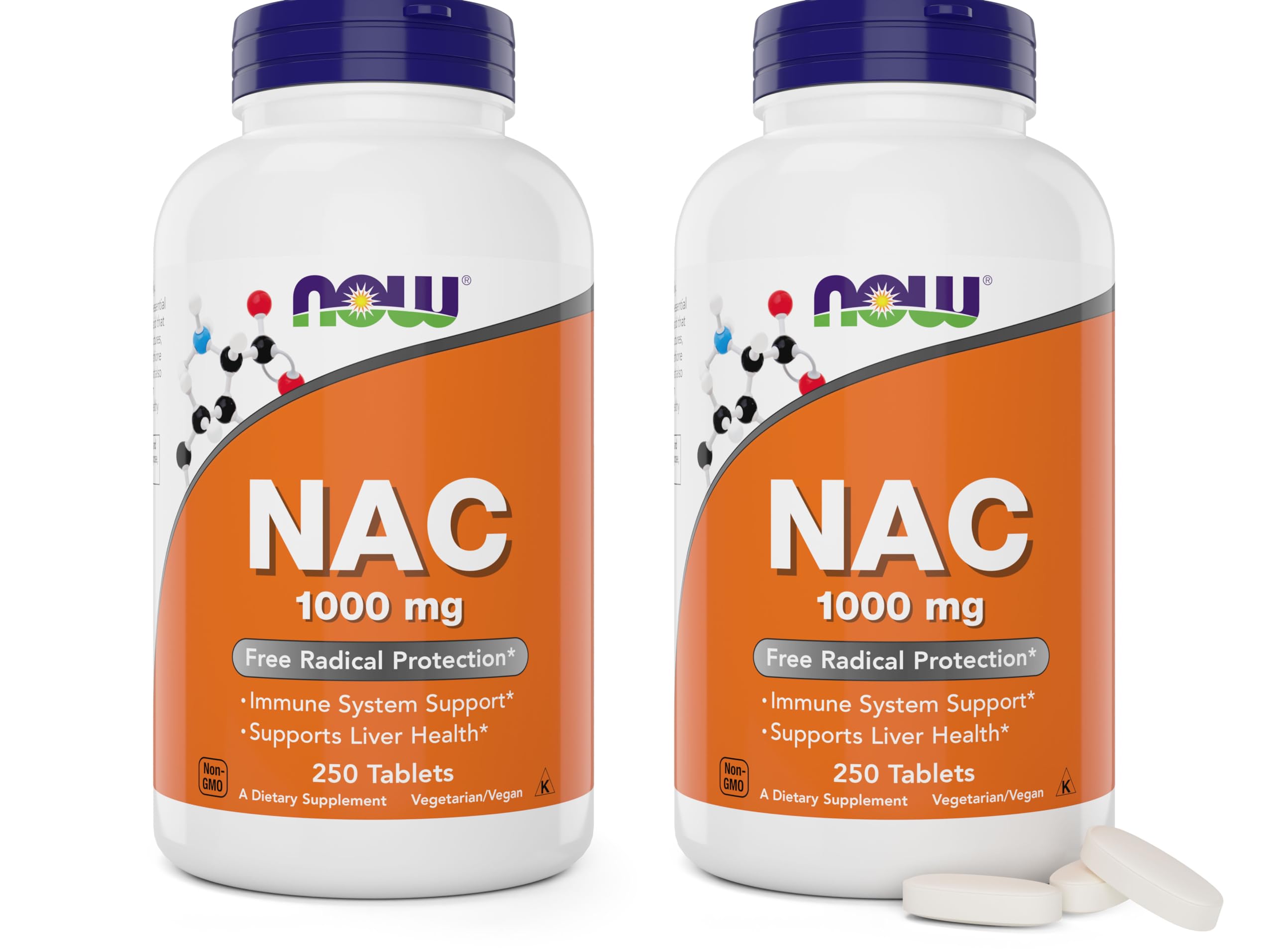 Supplement Now Foods Nac 1000 mg 250 Comprimidos 2 Frascos - Venta Internacional