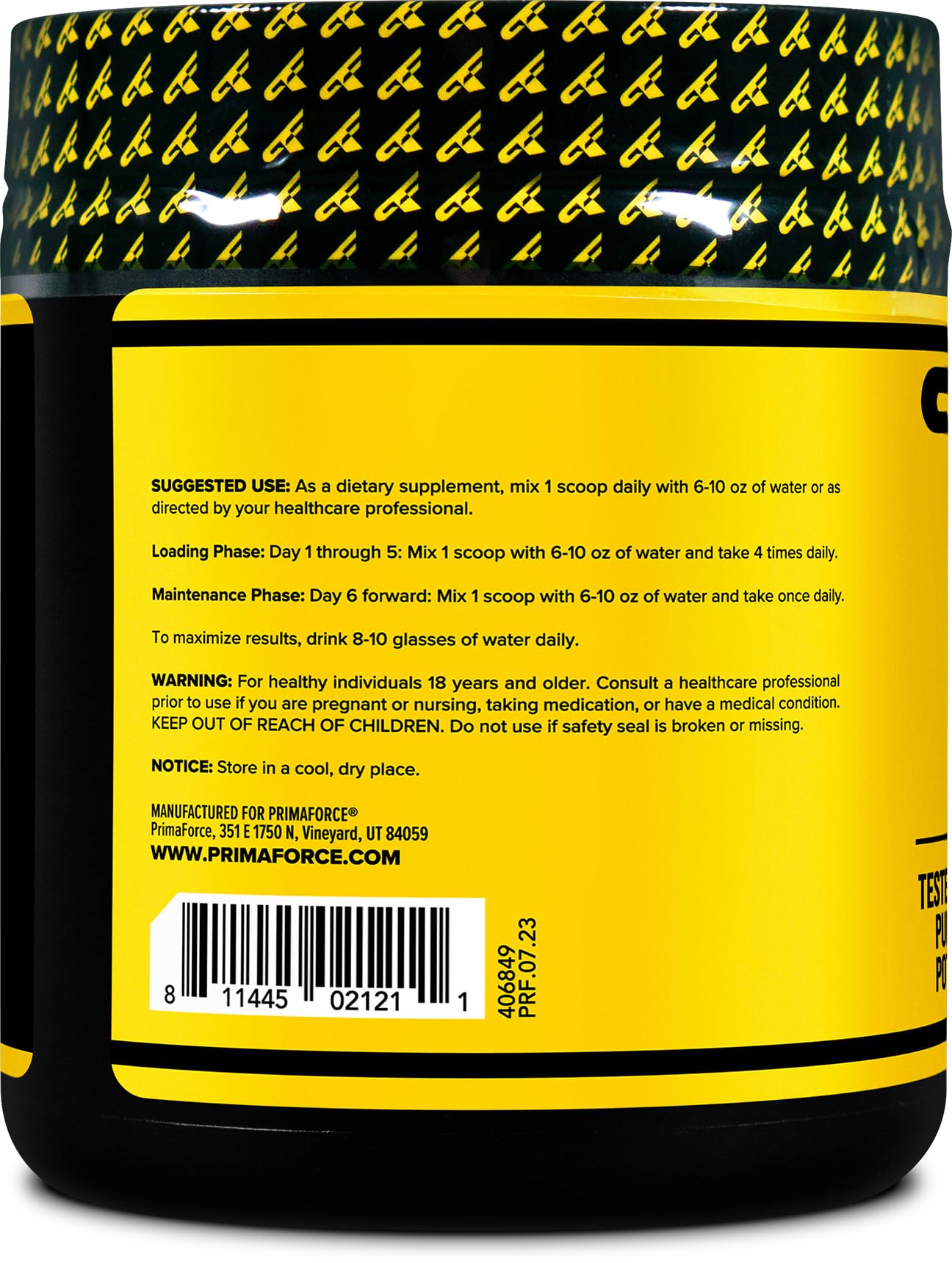 Foto 4 pulgar | Suplemento Primaforce De Monohidrato De Creatina En Polvo 300 G - Venta Internacional.