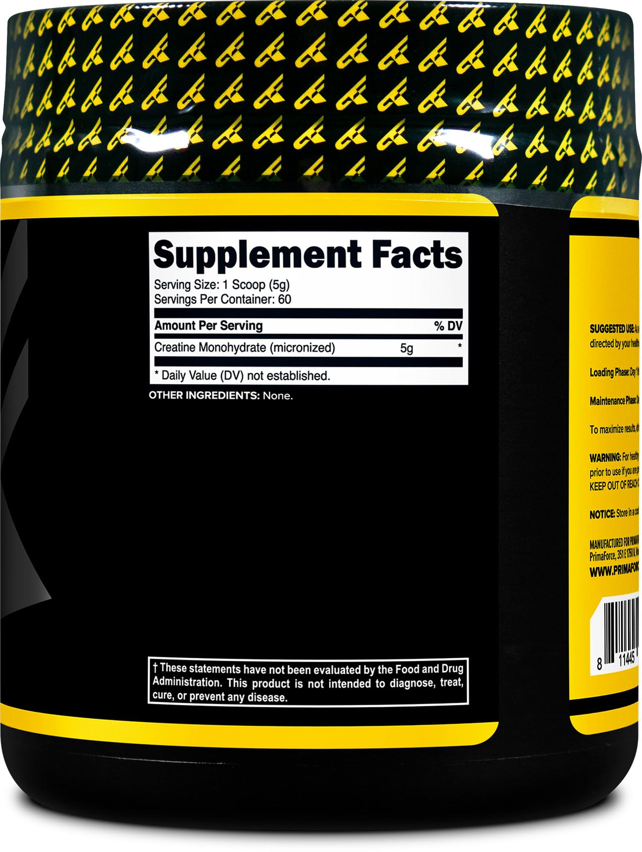 Foto 5 pulgar | Suplemento Primaforce De Monohidrato De Creatina En Polvo 300 G - Venta Internacional.