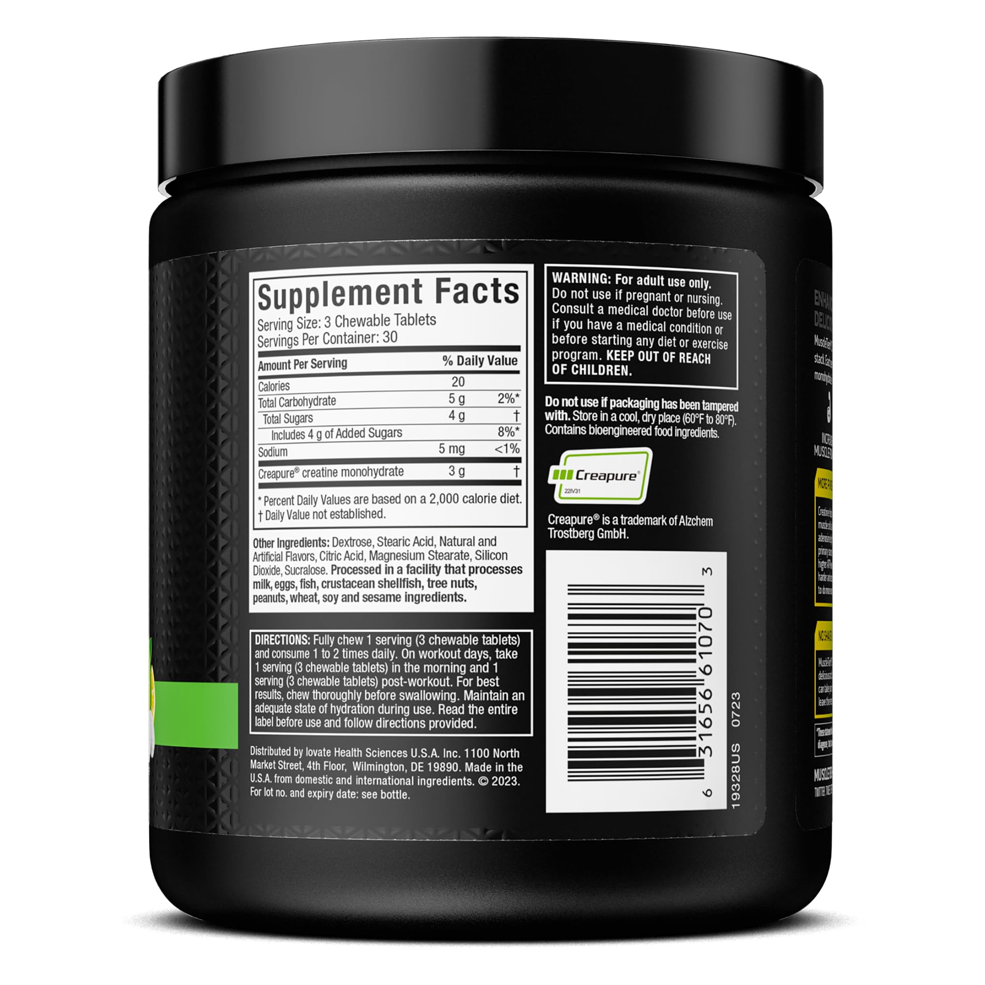 Foto 8 pulgar | Suplemento Muscletech Creatine Chews Creapure 90 Caramelos - Venta Internacional.