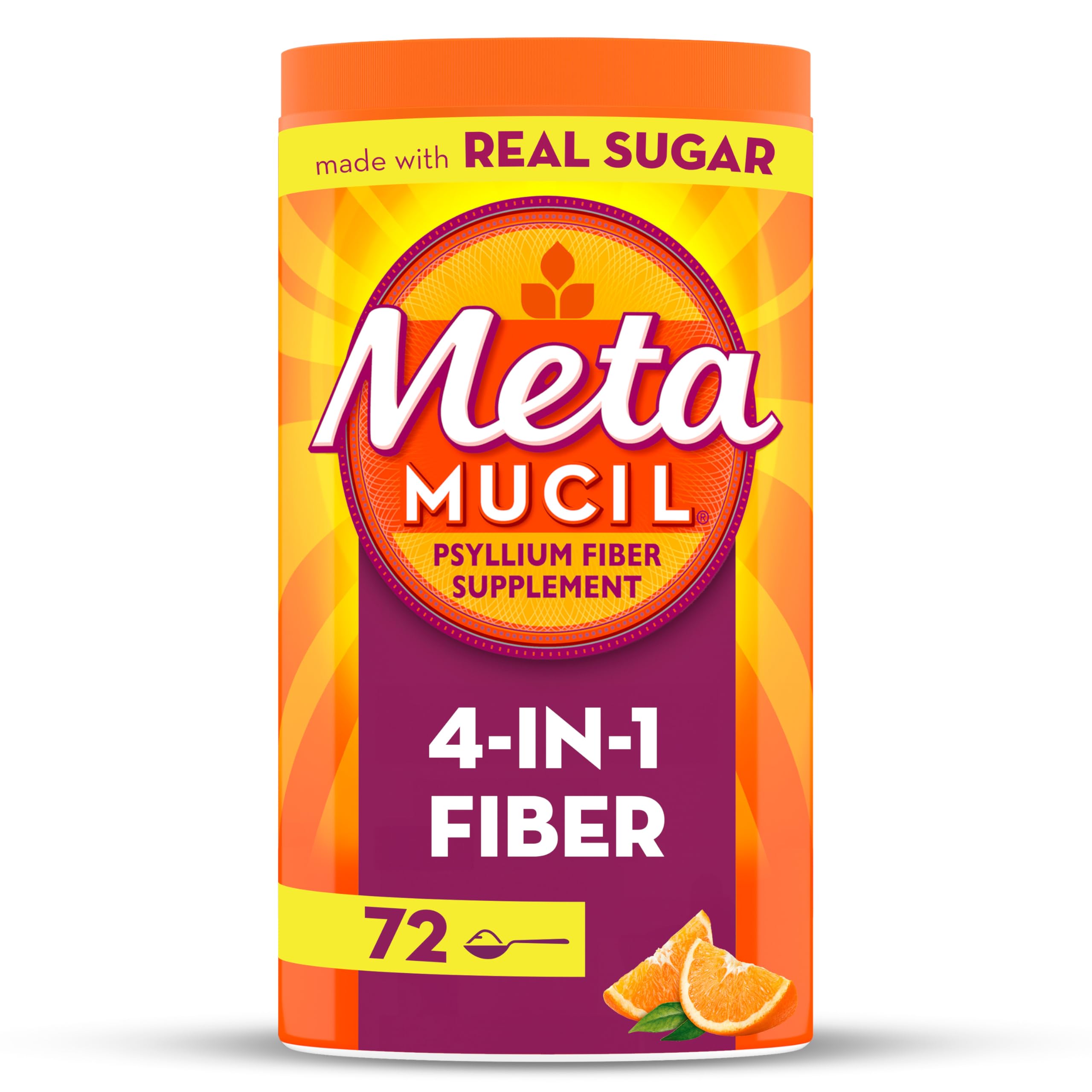 Foto 2 pulgar | Suplemento Metamucil Fiber 4 En 1 Psyllium Orange 864 G - Venta Internacional.