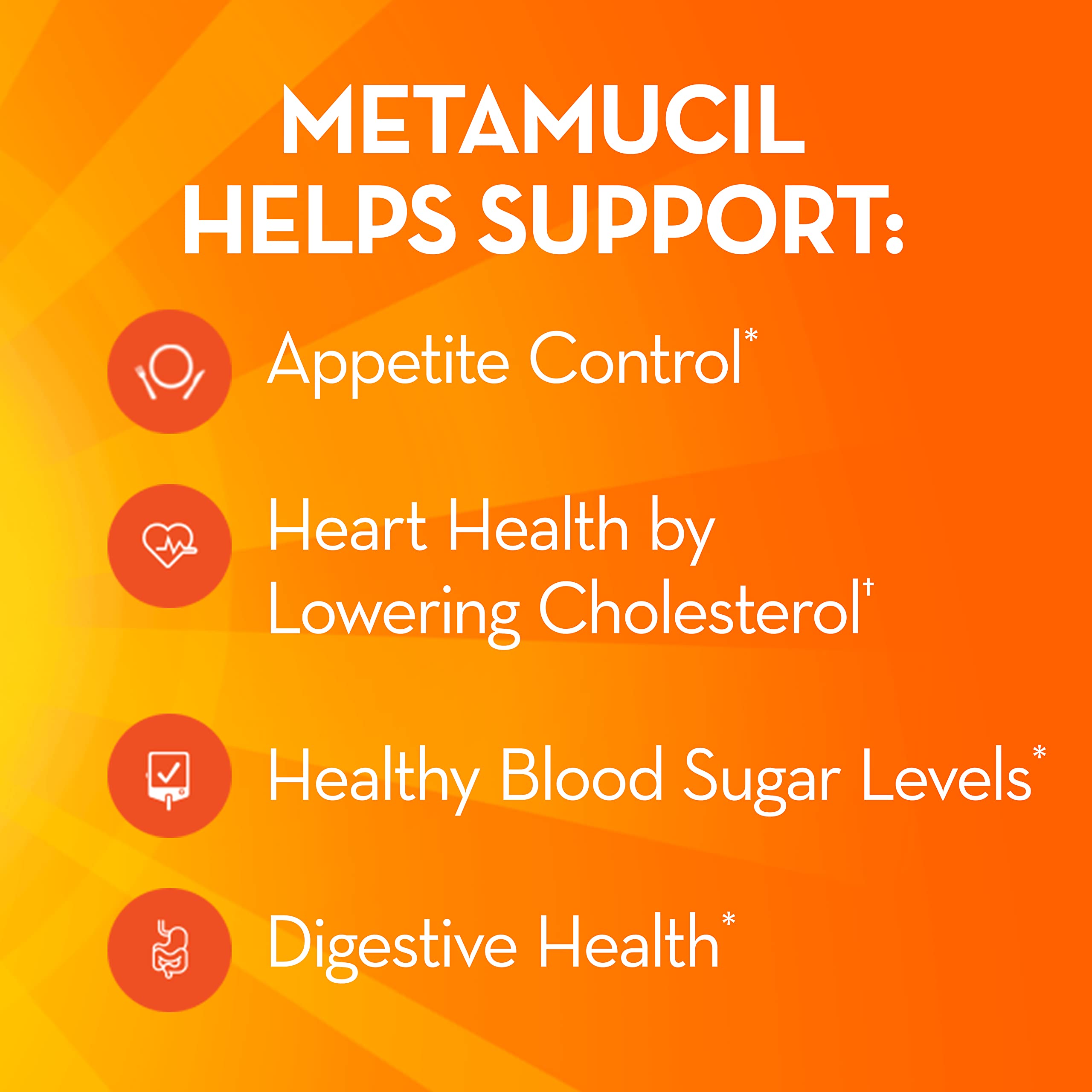 Foto 7 pulgar | Suplemento Metamucil Fiber 4 En 1 Psyllium Orange 864 G - Venta Internacional.