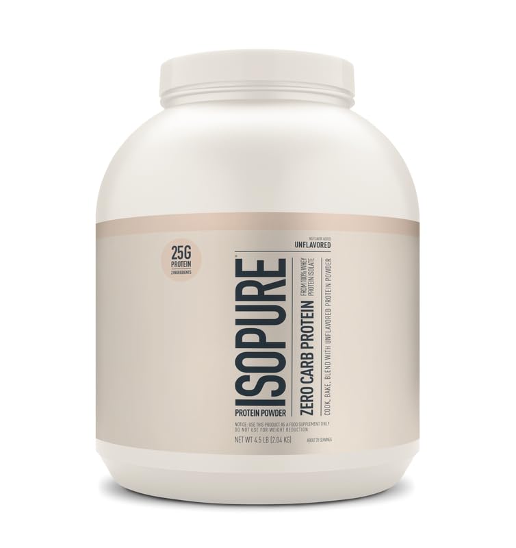 Foto 2 pulgar | Proteína En Polvo Isopure Zero Carb Sin Sabor, 2,04 Kg, 70 Porciones - Venta Internacional.