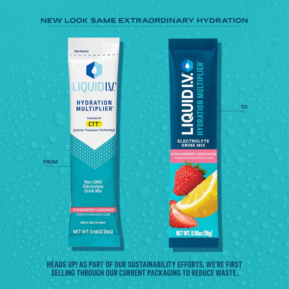 Foto 4 pulgar | Hidratación En Polvo Líquido I.v.  Hydration Multiplier  Strawberry - Venta Internacional.