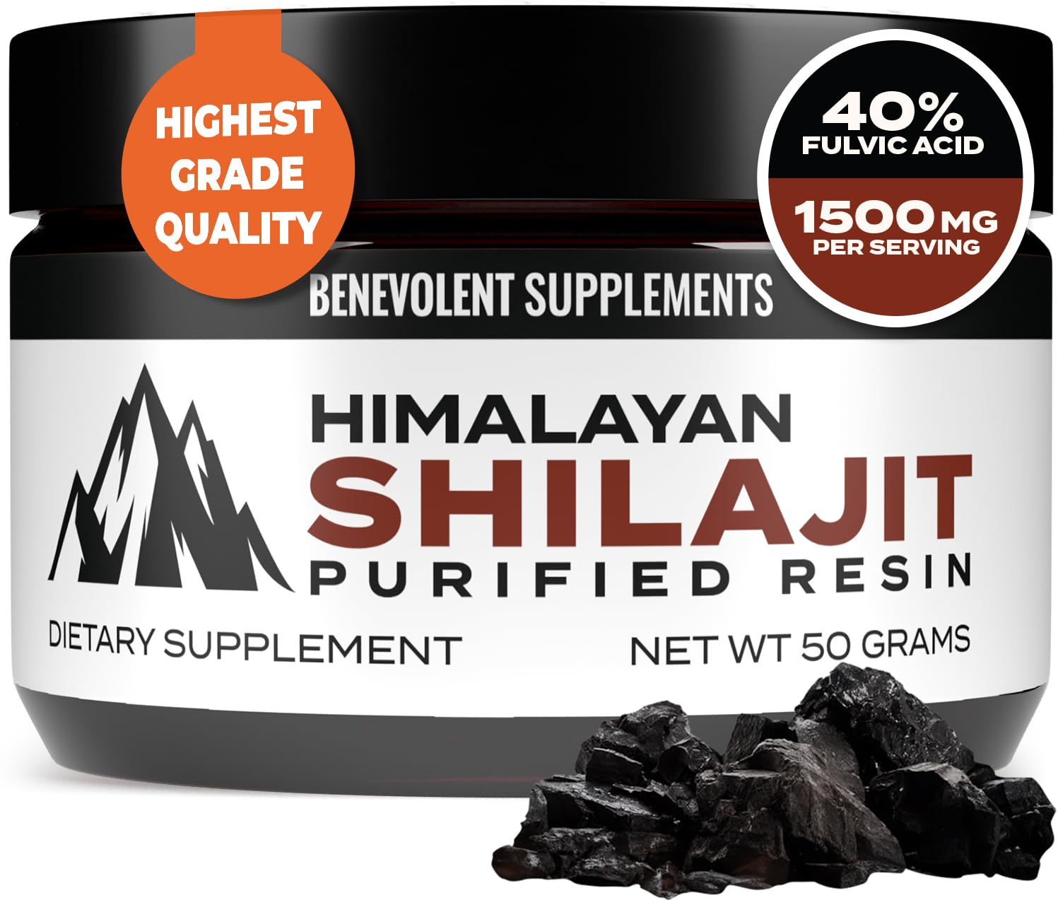 Suplemento De Resina Pura De Shilajit Del Himalaya Para Nutrición Benévola - Venta Internacional.