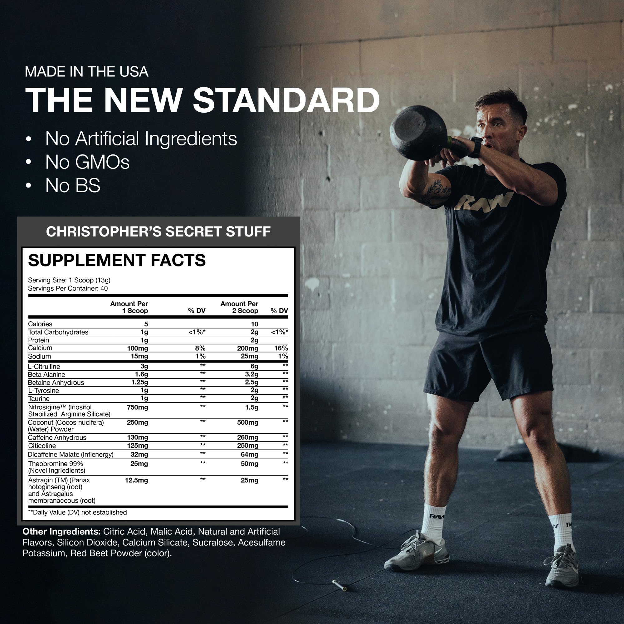 Foto 5 | Suplemento Previo Al Entrenamiento Raw Christopher's Secret Stuff Thavage - Venta Internacional.