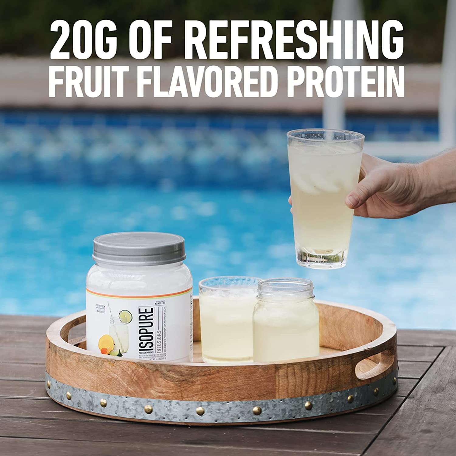Foto 5 pulgar | Proteína En Polvo Isopure Clear Whey Isolate, Sandía Y Lima - Venta Internacional.
