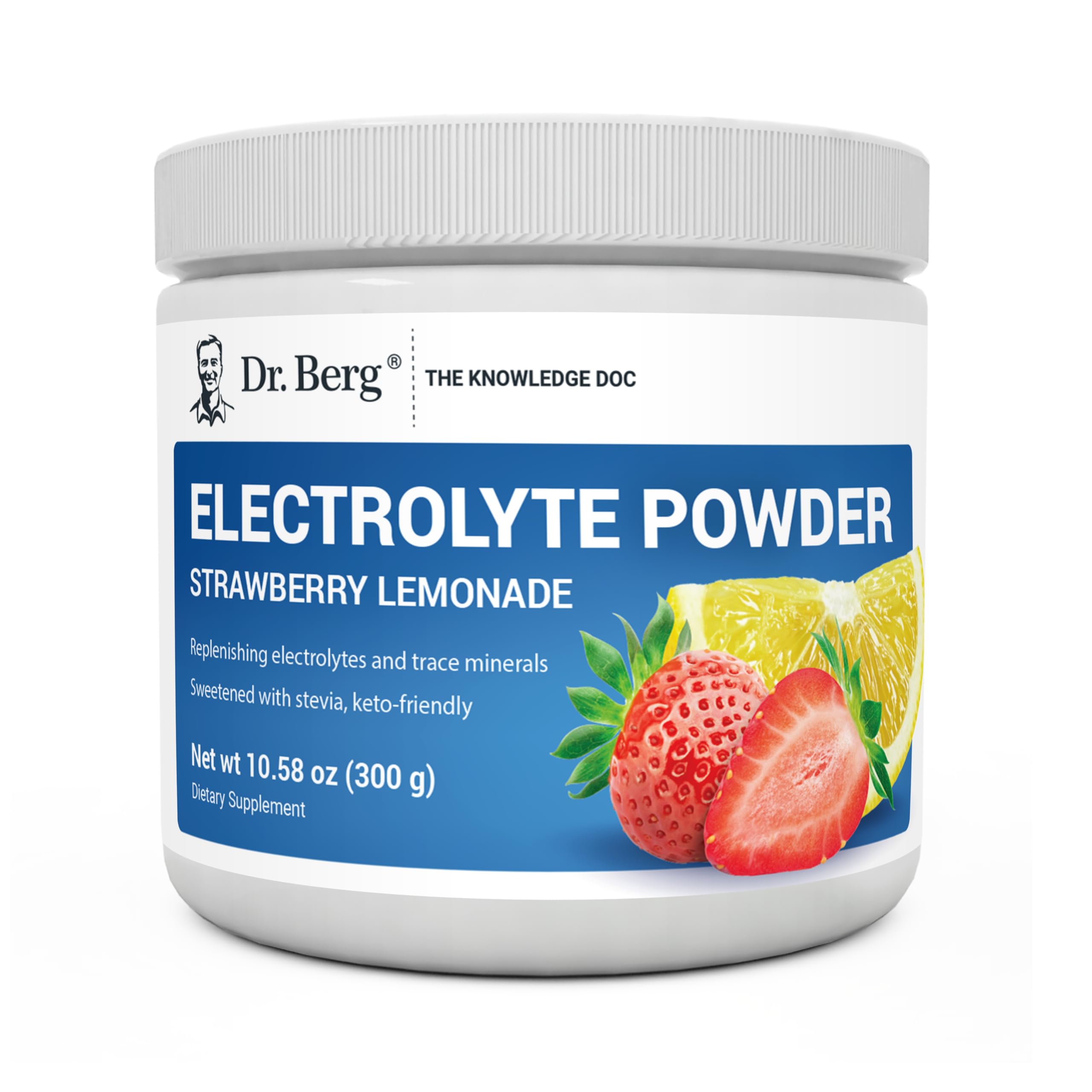 Polvo Electrolítico Cetogénico De Hidratación Dr. Berg Zero Sugar - Venta Internacional.