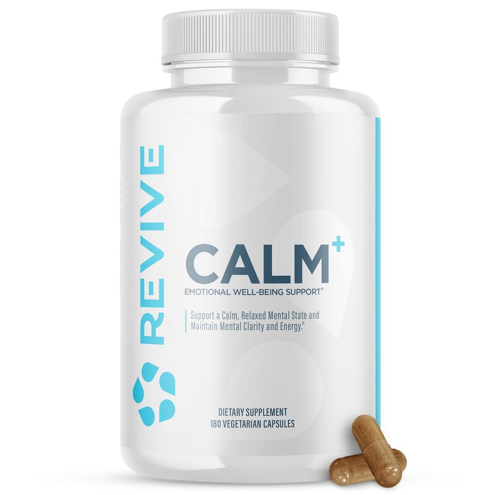 Foto 2 pulgar | Revive Calm+ Relajación Paz Claridad 180 Cápsulas