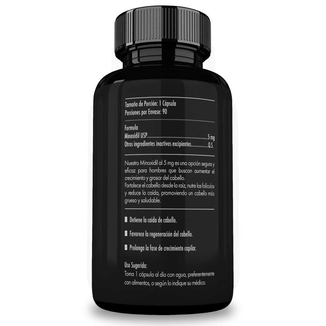 Foto 3 pulgar | Pharma Grow Minoxidil 5 Mg – 1 Cápsula Diaria | Crecimiento Capilar, Densidad Y Fortalecimiento Desde La Raíz