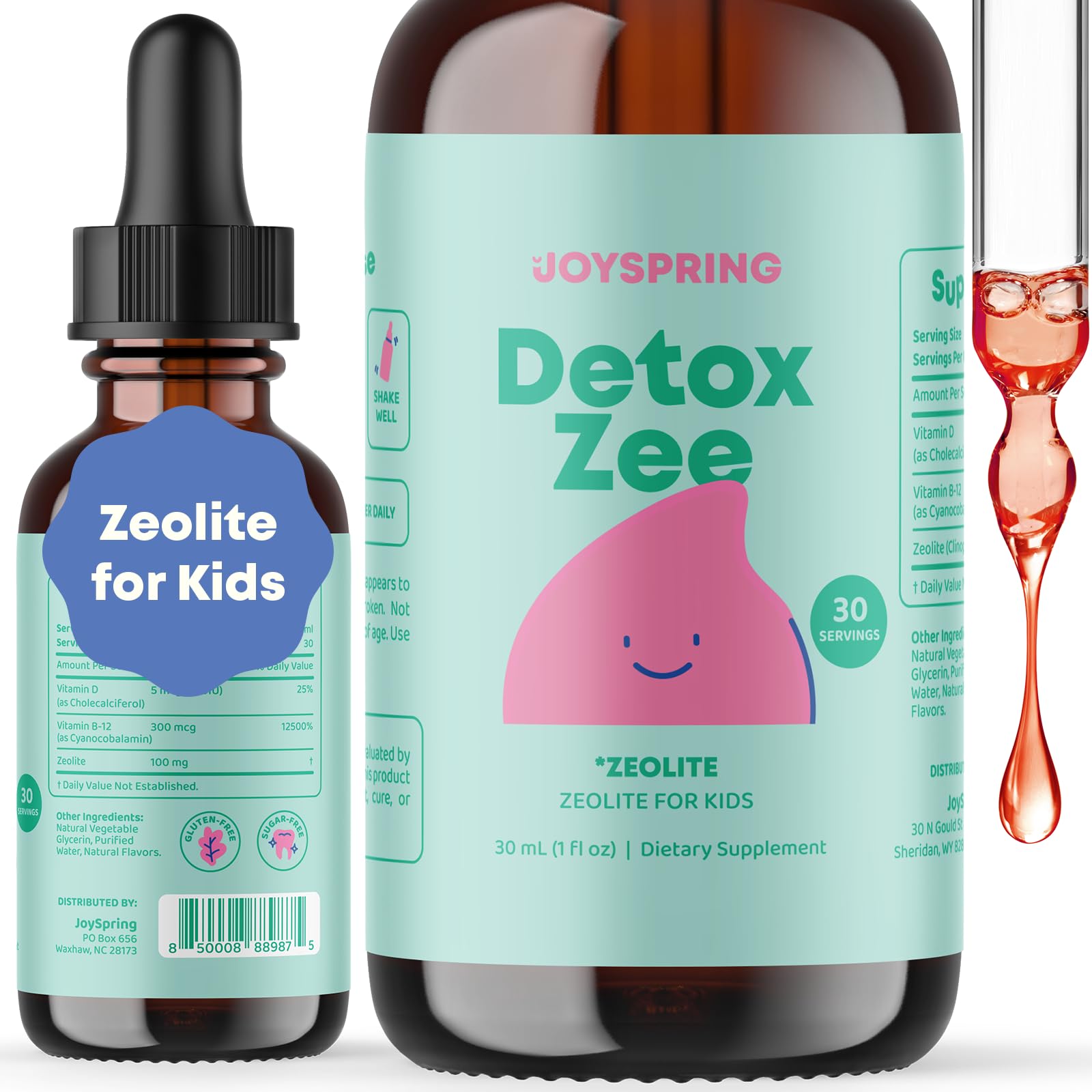 Foto 2 pulgar | Vitamina D3 JoySpring Zeolite para Niños 30 ml - Venta Internacional