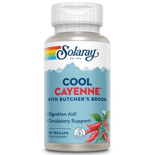 Foto 1 | Suplemento Solaray Cool Cayenne Pepper 40,000 Hu 90 Cápsulas Vegetales - Venta Internacional.