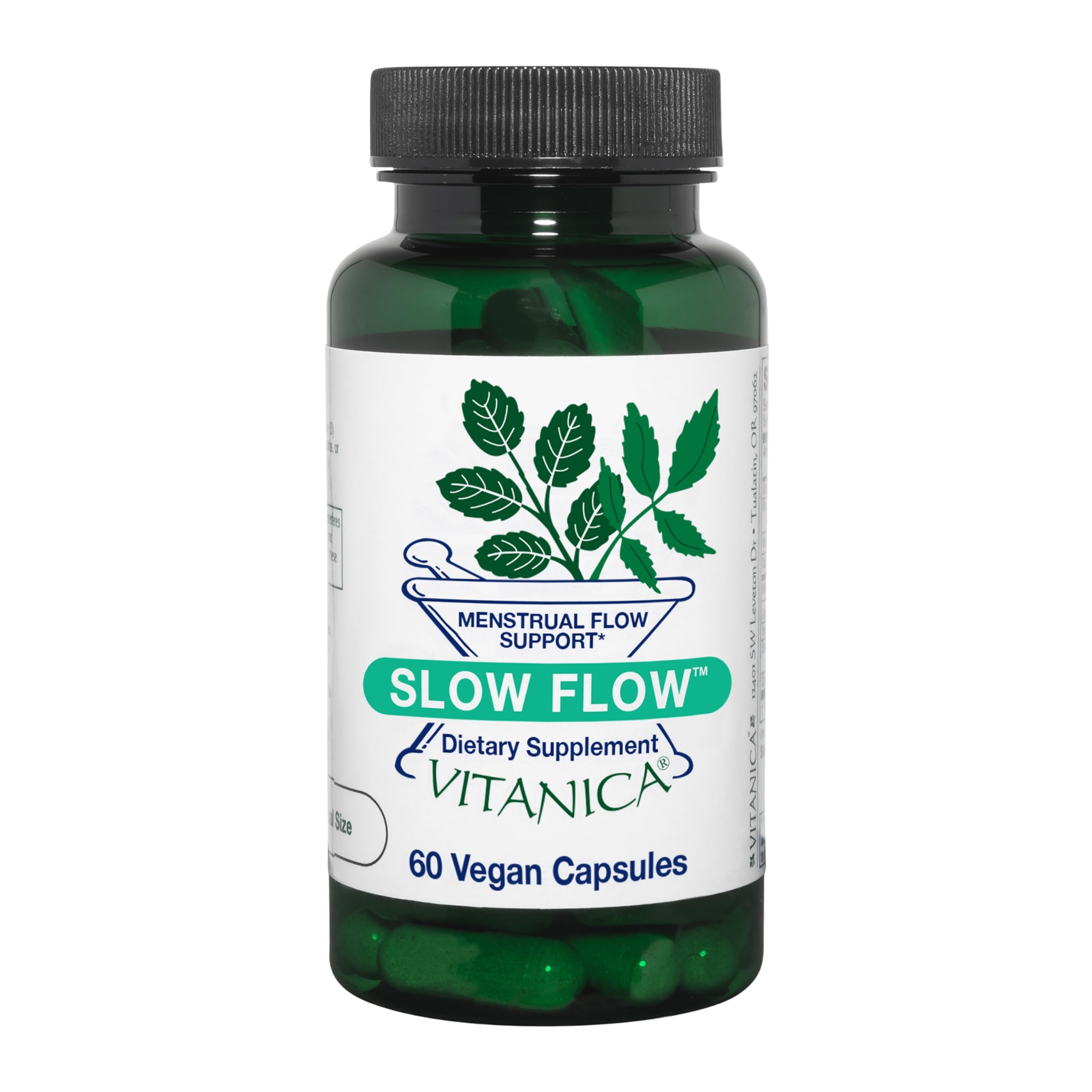 Foto 2 pulgar | Suplemento Vitanica Slow Flow Para El Flujo Menstrual, 60 Cápsulas - Venta Internacional.