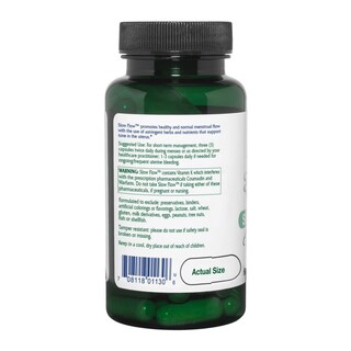 Foto 3 | Suplemento Vitanica Slow Flow Para El Flujo Menstrual, 60 Cápsulas - Venta Internacional.