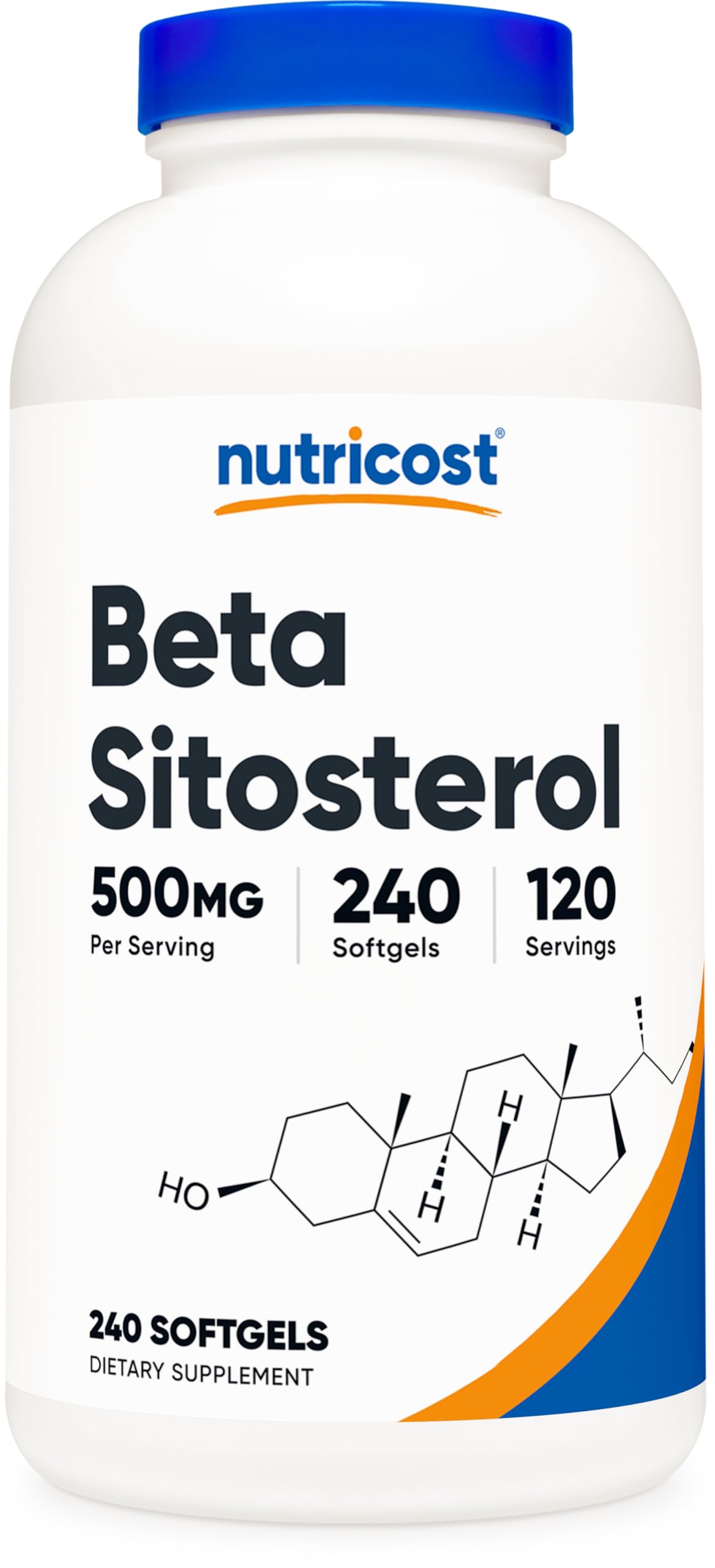 Foto 2 pulgar | Suplemento Nutricost Beta Sitosterol 500 Mg 240 Cápsulas Blandas - Venta Internacional.
