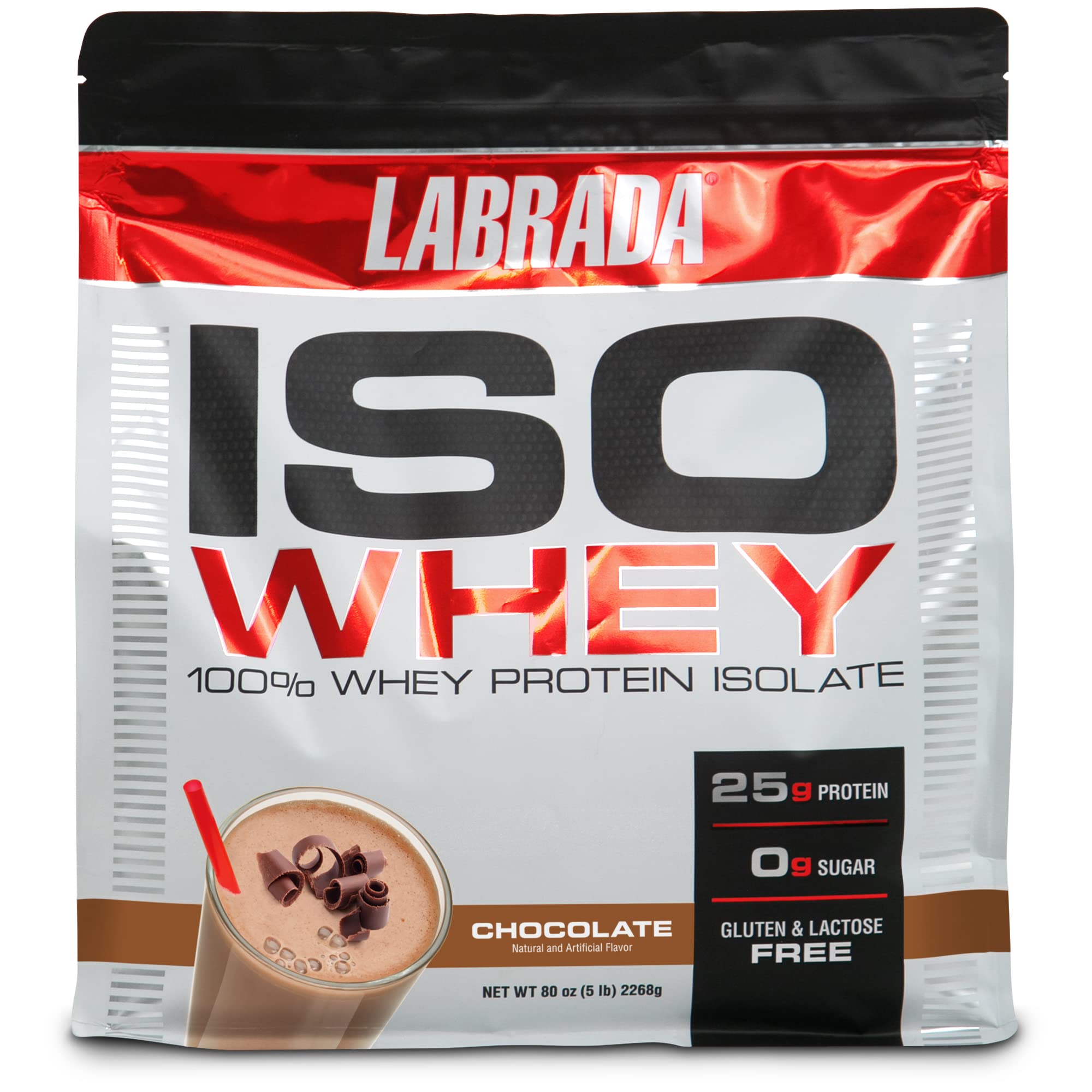 Foto 2 pulgar | Chocolate Aislado De Suero Iso Protein Labrada Nutrition, 2,27 Kg - Venta Internacional.