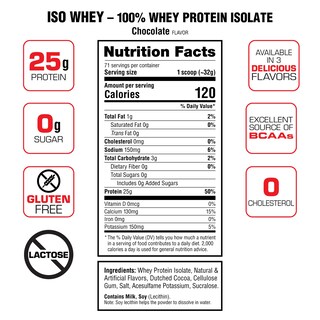 Foto 4 | Chocolate Aislado De Suero Iso Protein Labrada Nutrition, 2,27 Kg - Venta Internacional.
