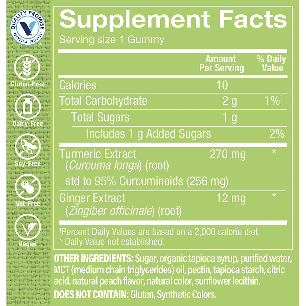 Foto 4 pulgar | Gummies The Vitamin Shoppe, Cúrcuma Con 95% De Curcuminoides 60 - Venta Internacional.