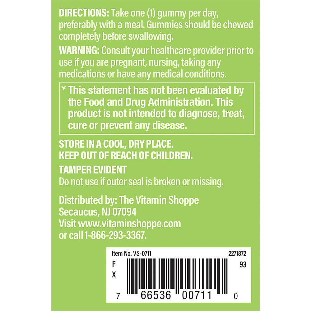 Foto 4 | Gummies The Vitamin Shoppe, Cúrcuma Con 95% De Curcuminoides 60 - Venta Internacional.