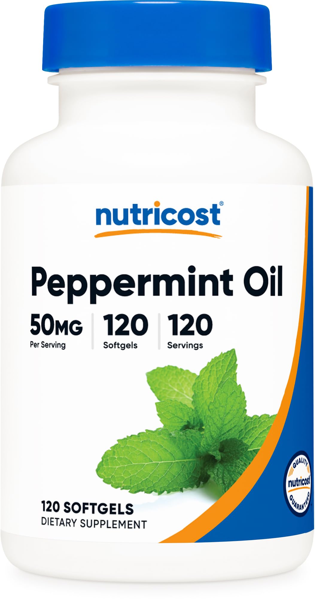Foto 2 pulgar | Cápsulas Blandas De Aceite De Menta Supplement Nutricost De 50 Mg (120 Unidades) - Venta Internacional.