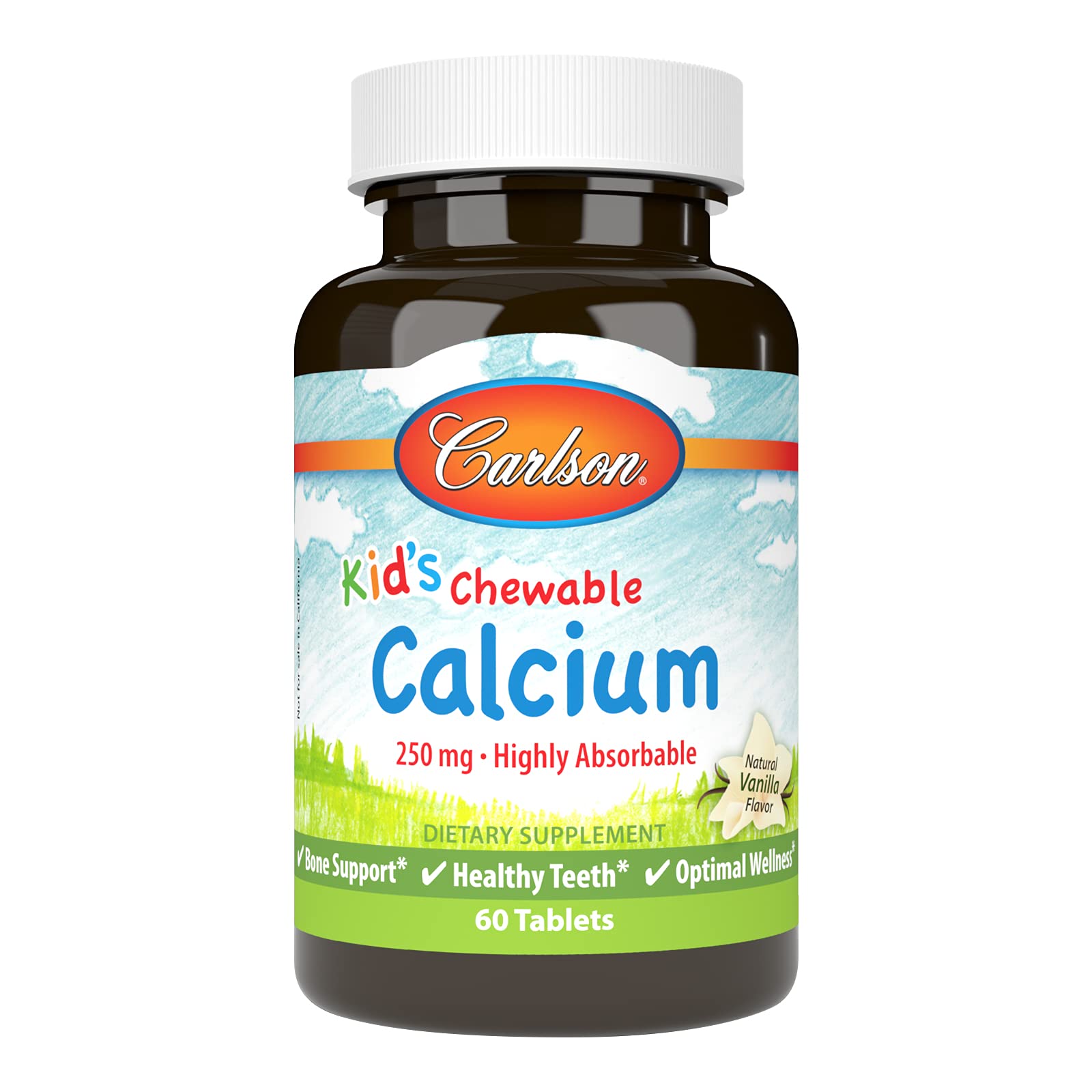 Suplemento De Calcio Masticable Carlson Labs Carlson Para Niños - Venta Internacional.
